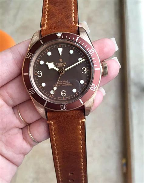 tudor black bay bronze replica review|tudor black bay bronze blue.